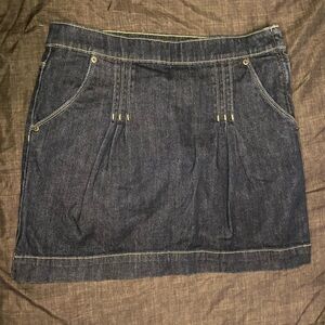 Elle Dark Denim Skirt